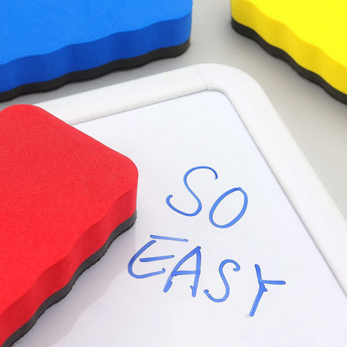 Tamaki 6 Pack Magnetic Whiteboard Eraser, Dry Erasers for Kids Classroom, 6 Colors, Wavy, 4.2 x 2.2 x 0.8 Inch