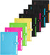 FANWU 8 Packs Expanding Files - 6 Pockets Accordion Document Organizer, A4 Size with Snap Button Closure