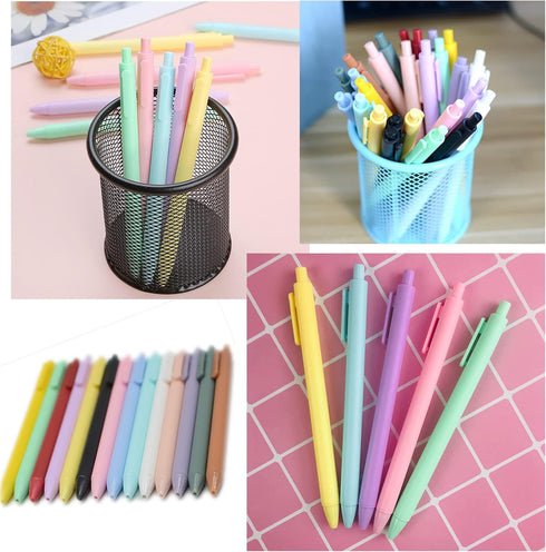YYaaloa 70 Pcs Cute Retractable Gel Ink Pens, 0.5mm Bullet Point, Fun Gifts for Kids, Girls, Boys, Office Supplies