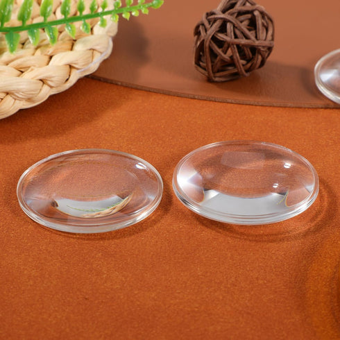 20 42mm 68mm 1.65in 0.3in Magnifying Lens Optical - pcs Double Convex Lenses Focal Lengths Diameter, Height Biconvex