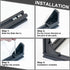 2040 Corner Bracket Kit, 20pcs Corner Brackets, 80pcs Hexagon Socket Screws, 80pcs Slide Nuts, 1 Hex Wrench for 6mm Rail