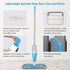 3 Commercial Spray Wet Mops for Floors Cleaning - EXEGO Floor Flat Mops Refillable with Washable Pads for Swiffer