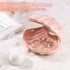 Portable LED Pearl Shell Nightlight - Pink Desktop Lamp for Home Decor