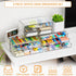 Yieach 11.1 Inch Stackable,3 Pack Long Clear Drawer Organizers Small Acrylic Drawers,School,Office Supplies Organizer