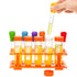 ZENFUN 12 Pieces Jumbo Test Tubes with Stand, 5 Jumbo Test Tubes, 6 Liquid Droppers, 1 Storage Stand, Multi-Color