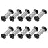 10 Packs Black Hex Flat Head Knife Handle Screws, Rivets, Bolts Fasteners for Fixing Blade Knives