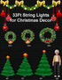 100 33Ft echosari Christmas String Lights, LED Smart String Lights Millions Color Changing with App, Music Sync