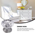 6pcs Toddmomy Mini Plastic Drawer Handles Small Knobs Cabinet Pulls Replacement for Bedside Cabinet and Home Furniture