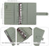 Money Saving Binder with 12pcs Zipper Envelopes, A6 Budget Planner for Managing Budgets and Saving Money (Gray-7.4IN)
