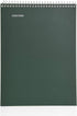 Mintra Office TOP BOUND Durable Spiral Notebooks, Arctic Ice, Chili Oil, Green Olive, College Ruled, 3-Pack