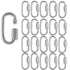 20 Pack M5 3/16 Inch Quick Link - Stainless Steel Threaded Chain Connector for Heavy Duty DIY Accessories