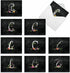 The Best Card Company 10 Initial Letter C Assorted Blank Notecards - Floral Monogrammed Personal Stationery