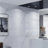 Glossy Marble Contact Paper, White Peel and Stick Wallpaper for Cabinets, 15.7 x78.7 Waterproof Vinyl