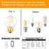 G16.5 Bulb 4W 40W Bulb, Dimmable G16 1/2 Bulb 4000k,400LM AC120V, E26 Bulbs Vanity,6Pack (4W-4000K) Frosted LED Equal