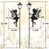 ZKLiLi Fairy Solar Garden Light,Outdoor Garden Fairy Decor Waterproof Large Hanging Lantern Decorations for Patio Yard
