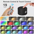 2PC 19 Dimmable 5000mAh 360Rotate Lightess LED Wall Sconces, Colors Wall Mounted Lamp with Rechargeable Battery