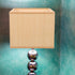 Homoyoyo Bamboo Lamp Shade Medium Square Lampshade Vintage Woven Chandelier Lampshade Clip On Light Cover for Table