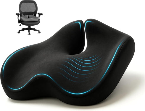 SitCushion Ergonomic Seat Cushion for Sciatica & Tailbone Pain Relief Extra Large