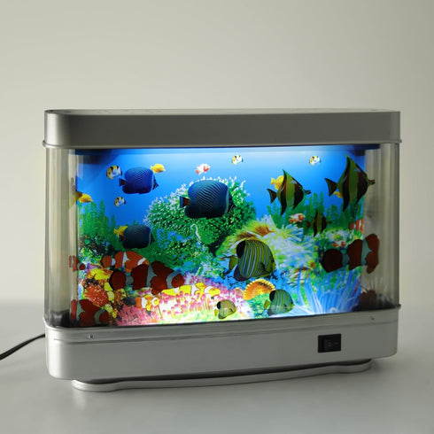 PTAHON Artificial Tropical Fish Decorative Moving Aquarium Lamp - Virtual Ocean Motion. Kids