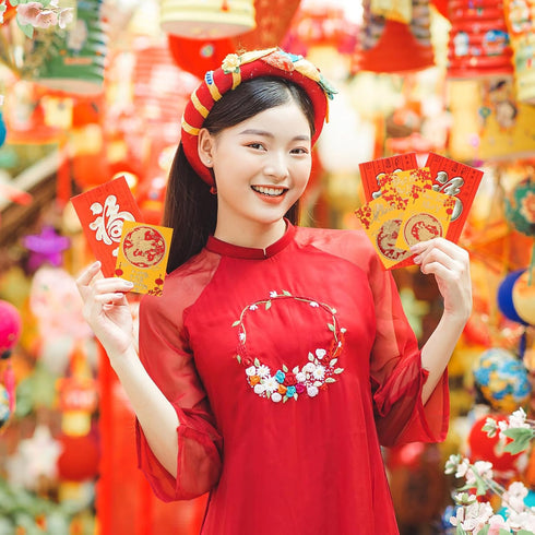 Chinese New Year Red Envelopes 2024, Lunar New Year Money Envelopes, Red Envelope Packets Hong Bao with Gold Embossed