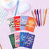 Funrous 32 Pcs Mini Motivational Journal Gift Set with Inspirational Notepads, Ballpoint Pen, Small Notebooks for