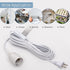 2-Pack 15Ft 360W E26 E27 JACKYLED Extension Hanging Lantern Cord Cable UL with Socket On/Off Button Pendant Lighting