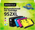 Greencycle 952XL Ink Cartridges Combo Pack Replacement for HP 952 XL for OfficeJet Pro 8710 8720