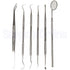 SURGICAL ONLINE Professional Dental Tools Kit, 6 pcs with Pouch, Teeth Cleaning Oral Care Kit