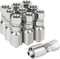 3/8’’ Hose x 3/8’’ JIC 37 Degree Female Swivel Hydraulic Hose Crimp Fittings, 10PCS Set