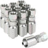 3/8’’ Hose x 3/8’’ JIC 37 Degree Female Swivel Hydraulic Hose Crimp Fittings, 10PCS Set