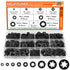 360 Pieces Internal Tooth Star Lock Washers, 9 Sizes Quick Speed Locking Washers Fasteners Assortment Kit