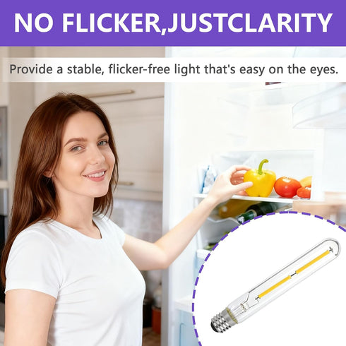 BUMLLASHOP bulb T6.5 E17 Dimmable Bulbs 4W, Bulb Light replacement Tubular Light LED Appliance It is suitable for wall