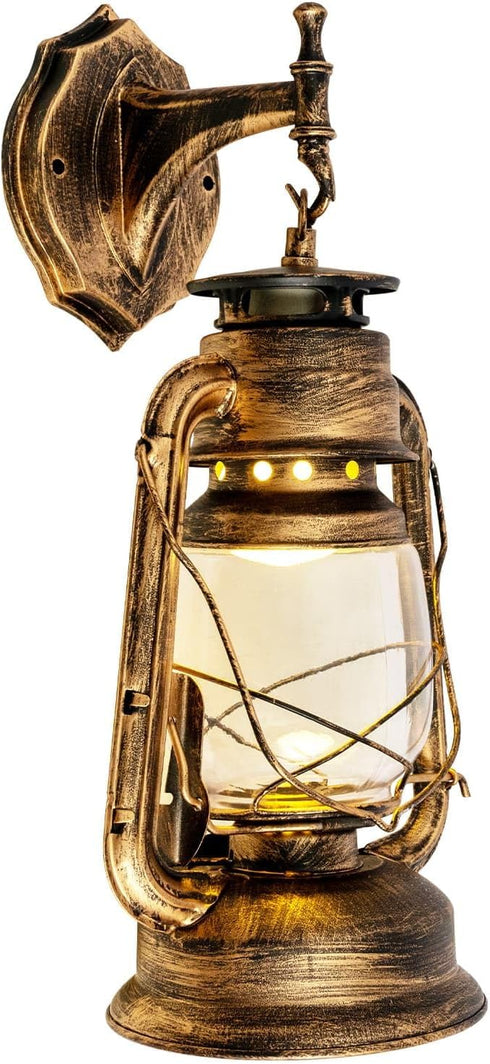 trggvvrt Wall-Mounted Light Fixture, Antique Lanterns Wall Sconce, Rustic Lantern Wall Lamp, Vintage