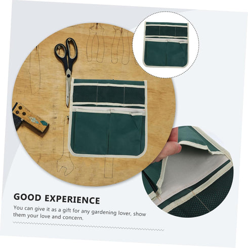 Toddmomy Large Oxford Garden Kneeler Tool Bag Pouch with Ample Storage for Gardening Enthusiasts Wear Resistant