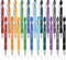 Teling Black Ink Ballpoint Pens with Optimistic Quotes - 20 Pieces