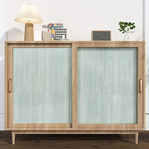 Green Wood Contact Paper 15.7"x 78.7" Peel and Stick Waterproof Vinyl for Cabinets and Shelf Liner