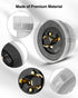 Wusquvy 120-Volt Lock Photocontrol Outdoor Lighting Control Sensor, Dusk to Dawn Sensor Compatible with Incandescent