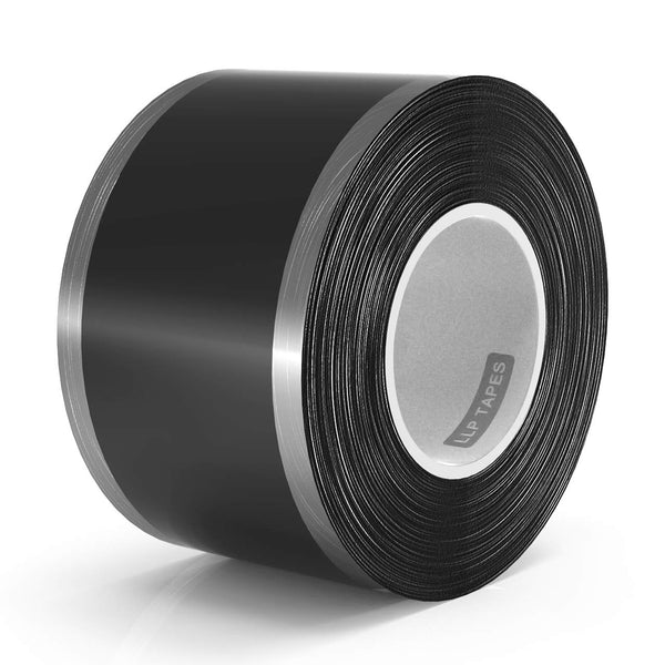 LLPT Self Fusing Silicone Tape 1 Inch x 17 Feet for Hose Emergency Repair, Handlebar, Barbell, Dumbbell Tools, Black
