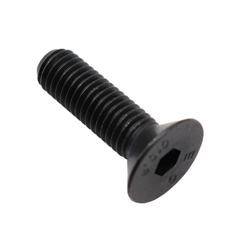 binifiMux 10pcs M10 x 20mm Black Flat Hex Socket Cap Bolts 10.9 Grade Alloy Steel