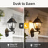 Dusk to Dawn Light Bulbs, 40W Equivalent LED Outdoor Lighting Sensor LED Bulb Warm White 3000K, A19 E26 Base 6W Auto On/Off Night Light Bulbs for Porch Garage Garden Balcony Wall Lighting by Prosperbiz