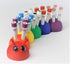 Test Tube Rack - Fun Caterpillar Design, Holds 20 Tubes, 13mm Tube Size