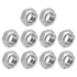 Hex Weld Nuts Steel (1/4-20 Thread Size) 10Pcs, Carbon Steel Hexagonal Nuts for Machinery Industry, Home Furniture