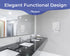 Commercial 500 Paper Towel Dispenser Wall Mount, Holds Multifold, Trifold, Z Fold, C Fold Hand Towels