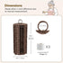 3 GRANNY SAYS Toilet Paper Storage Basket with Lid, Toilet Paper Holder Stand, Waterproof Organizer for Bathroom