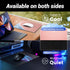HONKID Metal Aluminum Mouse Pad in Pink, Thin Hard Waterproof Mouse Mat for Laptop and PC