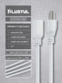 3 FT Extension Cord Black, 2-Pack Short Power Cord, Indoor/Outdoor 16 Gauge 3 Prong Grounded Wire