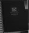 Rite in the Rain Weatherproof Side Spiral Notebook, Black Cover, 4.625" x 7", Universal Pattern (No. 773)