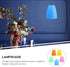 4.52X3.93X3.93 Inch ARTIBETTER Flat Head Plastic Lampshade for Table Lamp Hanging Lamp Wall Decorative Shade Cover
