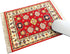 Inusitus 4-Pack Oriental Rug Mouse Pads Mini Carpet Style Mousepads with Fringe, Non-Slip Rubber Base, Aesthetic Desk