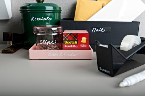 Scotch Super-Hold Tape, 6 Rolls, Transparent Finish, 50% More Adhesive, 3/4 x 1000 Inches, Boxed
